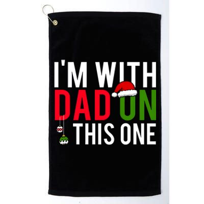 I Dont Do Matching Christmas Matching Group Team Platinum Collection Golf Towel