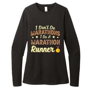 I Dont Do Marathons I Do A Marathon Runner Running Womens CVC Long Sleeve Shirt