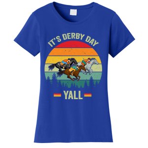 It's Derby Day Yall Retro Derby Horse Racing Lovers Gift Women's T-Shirt