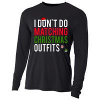 I DonT Do Matching Christmas Matching Group Matching Team Cooling Performance Long Sleeve Crew