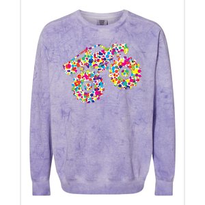 International Dot Day Monster Truck Make Your Mark Colorblast Crewneck Sweatshirt