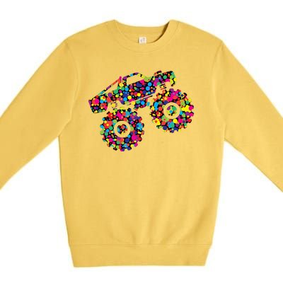 International Dot Day Monster Truck Make Your Mark Premium Crewneck Sweatshirt