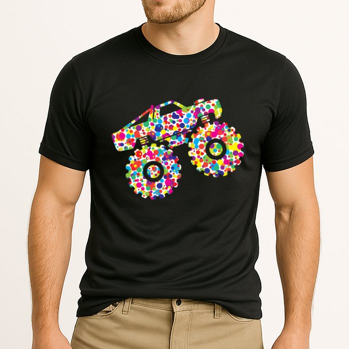 International Dot Day Monster Truck Make Your Mark Cooling Performance Crew T-Shirt