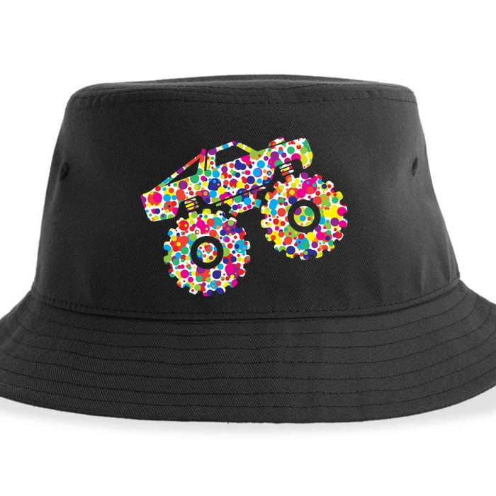 International Dot Day Monster Truck Make Your Mark Sustainable Bucket Hat