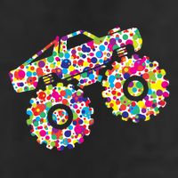International Dot Day Monster Truck Make Your Mark Adult Drive Performance Visor