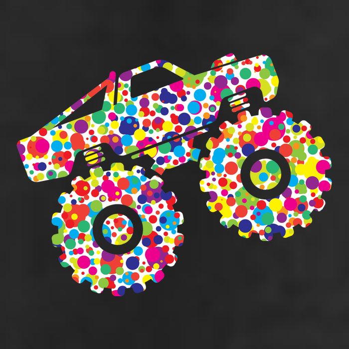 International Dot Day Monster Truck Make Your Mark Adult Drive Performance Visor
