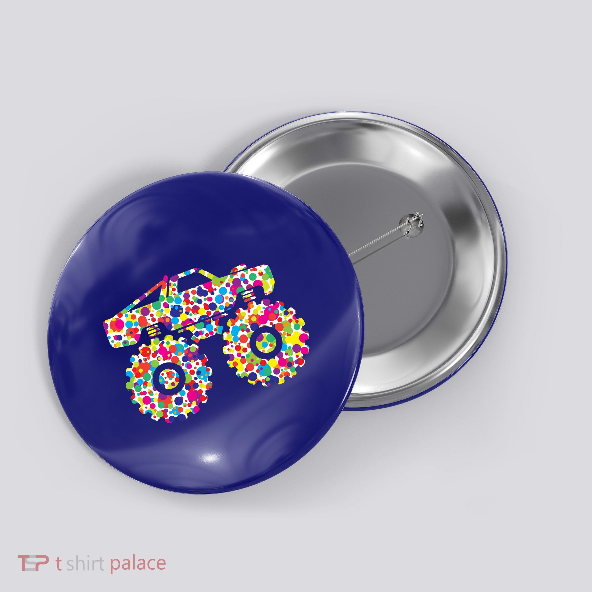 International Dot Day Monster Truck Make Your Mark Button