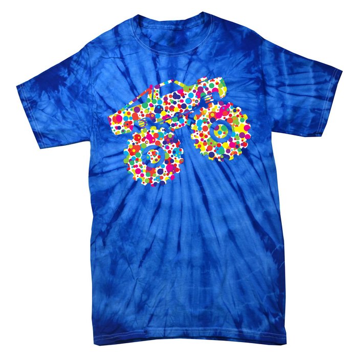 International Dot Day Monster Truck Make Your Mark Tie-Dye T-Shirt