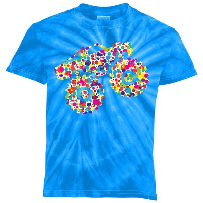 International Dot Day Monster Truck Make Your Mark Kids Tie-Dye T-Shirt