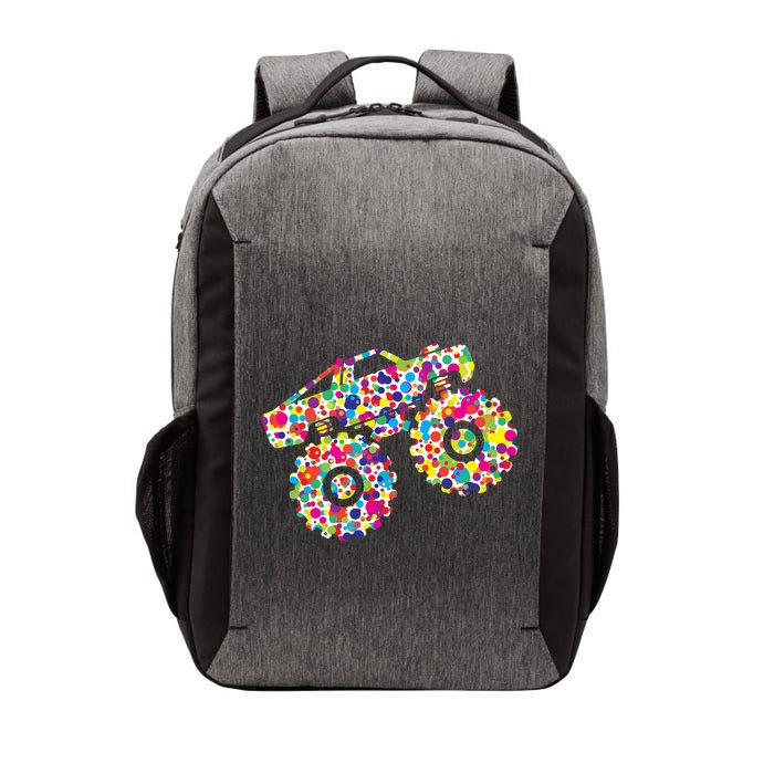 International Dot Day Monster Truck Make Your Mark Vector Backpack