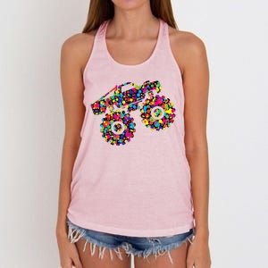 International Dot Day Monster Truck Make Your Mark Women's Knotted Racerback Tank