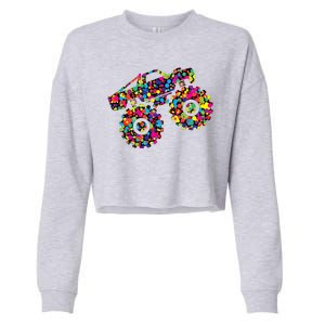 International Dot Day Monster Truck Make Your Mark Cropped Pullover Crew