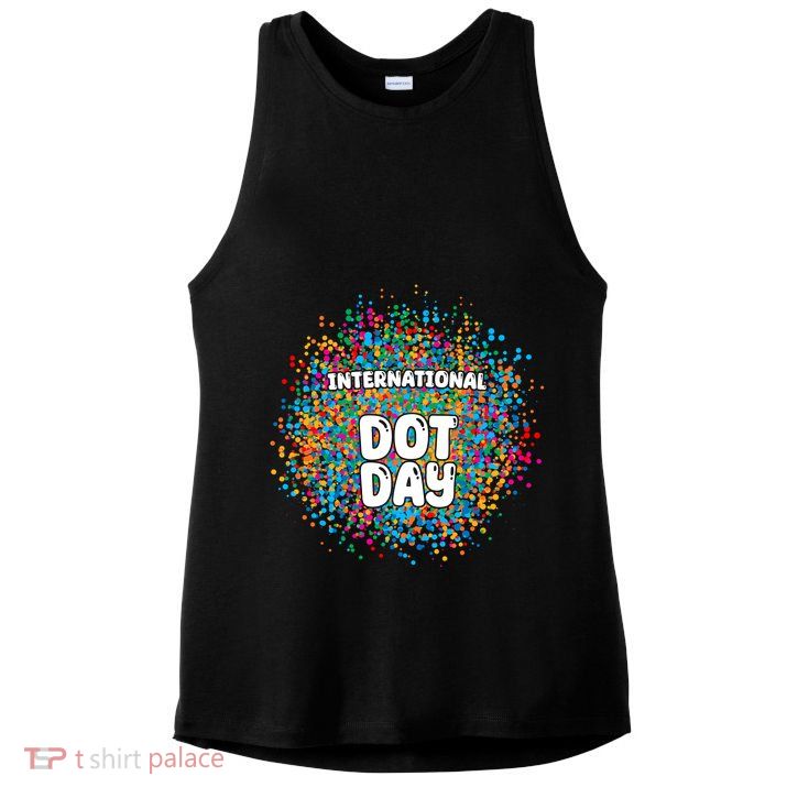 International Dot Day Ladies PosiCharge Tri-Blend Wicking Tank