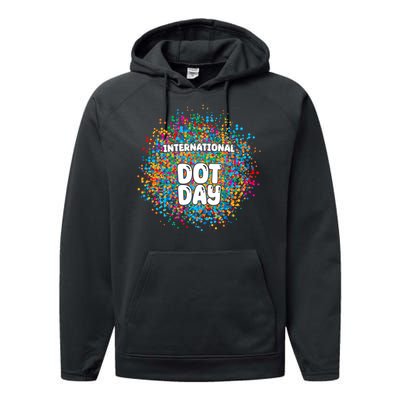 International Dot Day Performance Fleece Hoodie