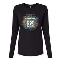 International Dot Day Womens Cotton Relaxed Long Sleeve T-Shirt