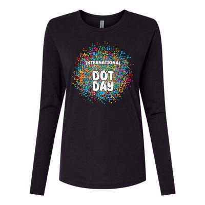 International Dot Day Womens Cotton Relaxed Long Sleeve T-Shirt