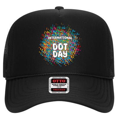 International Dot Day High Crown Mesh Back Trucker Hat