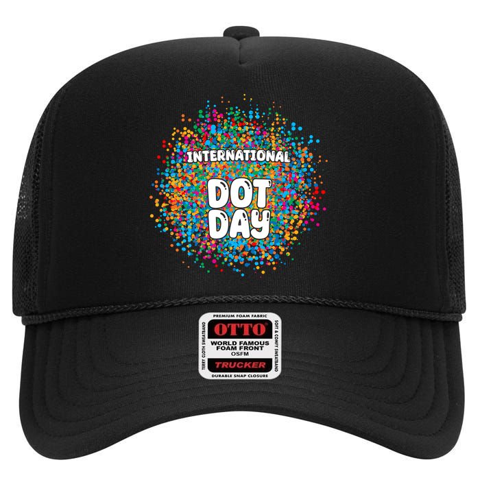 International Dot Day High Crown Mesh Back Trucker Hat