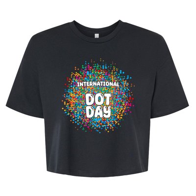 International Dot Day Bella+Canvas Jersey Crop Tee