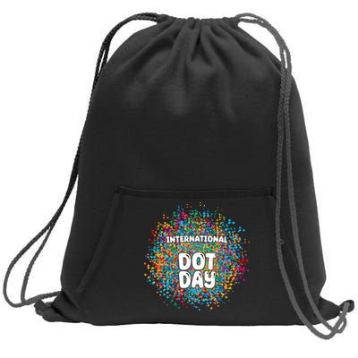 International Dot Day Sweatshirt Cinch Pack Bag