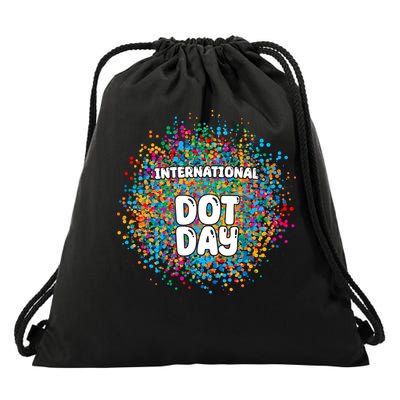 International Dot Day Drawstring Bag