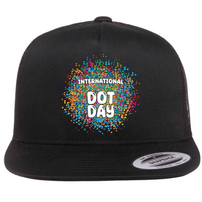 International Dot Day Flat Bill Trucker Hat