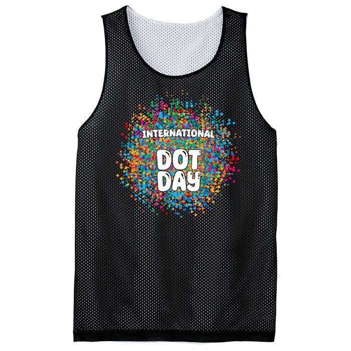 International Dot Day Mesh Reversible Basketball Jersey Tank