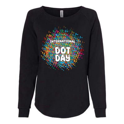 International Dot Day Womens California Wash Sweatshirt