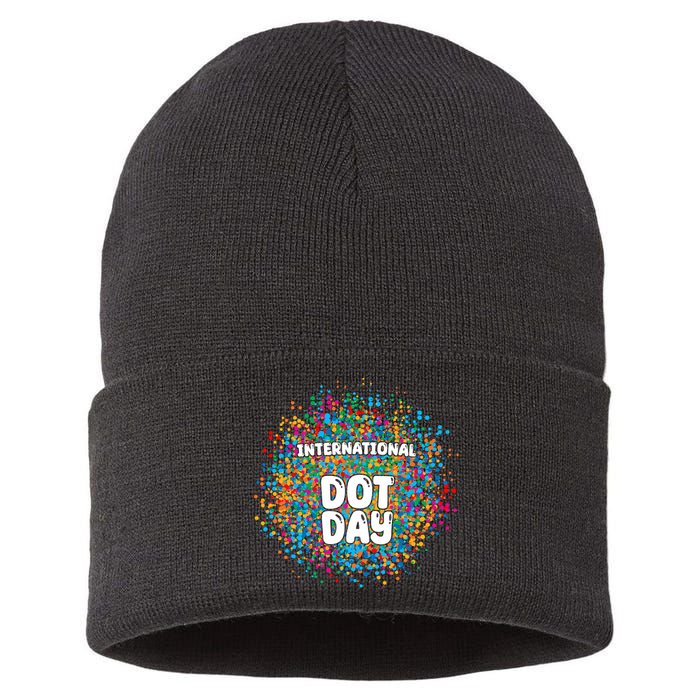 International Dot Day Sustainable Knit Beanie