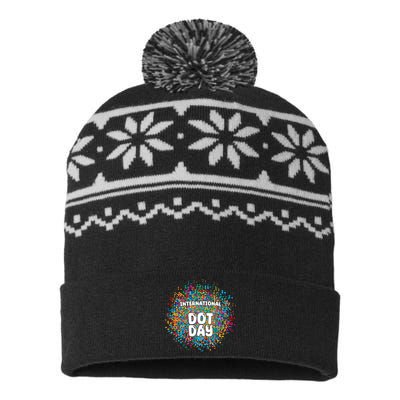 International Dot Day USA-Made Snowflake Beanie