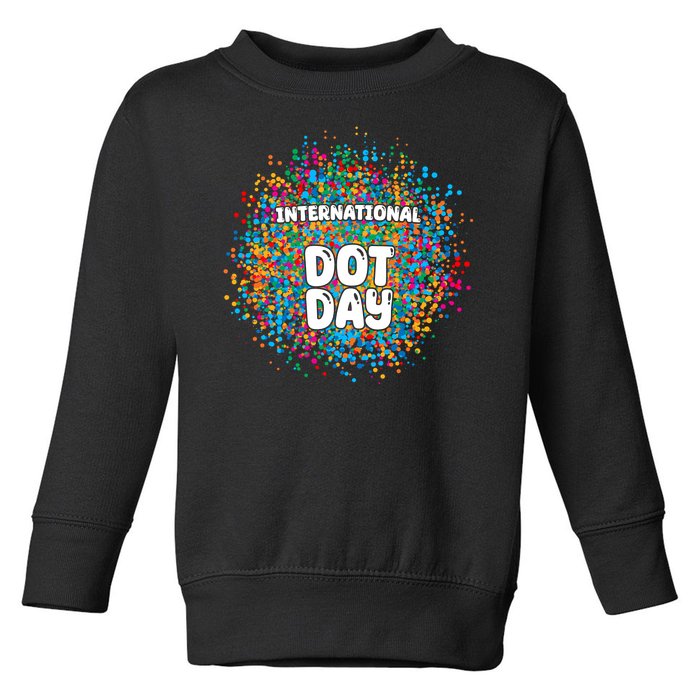 International Dot Day Toddler Sweatshirt