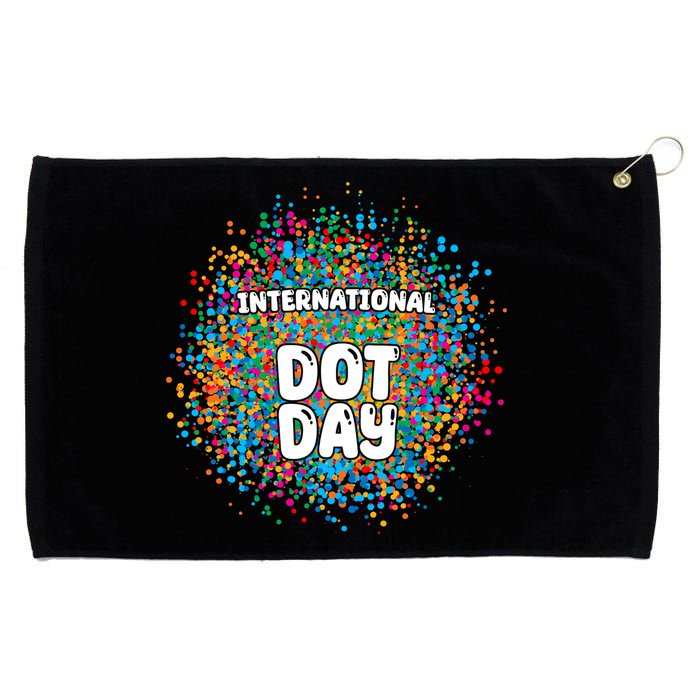 International Dot Day Grommeted Golf Towel