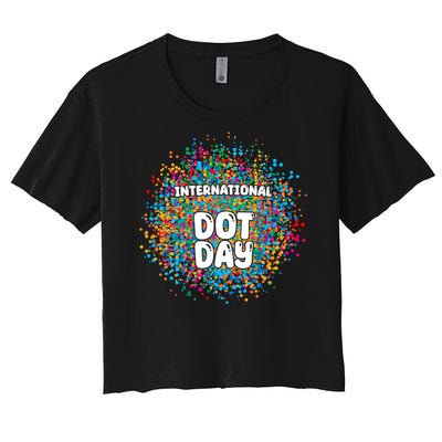 International Dot Day Women's Crop Top Tee