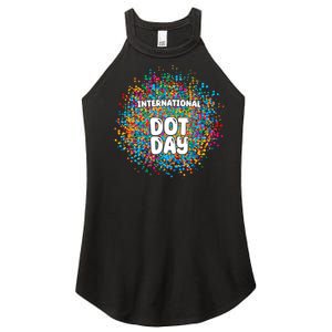 International Dot Day Women’s Perfect Tri Rocker Tank