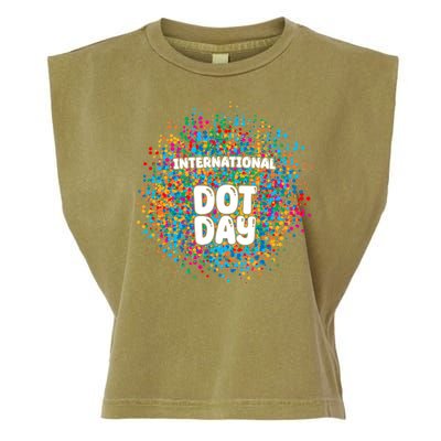 International Dot Day Garment-Dyed Women's Muscle Tee