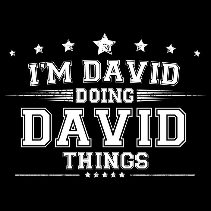 Im David Doing David Things Womens T-Shirt