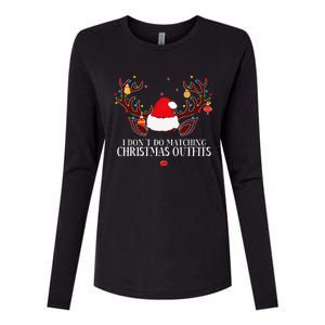 I Don't Do Matching Christmas Couples Xmas Womens Cotton Relaxed Long Sleeve T-Shirt