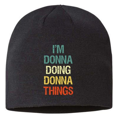 IM Donna Doing Donna Things Personalized First Name Gift Sustainable Beanie
