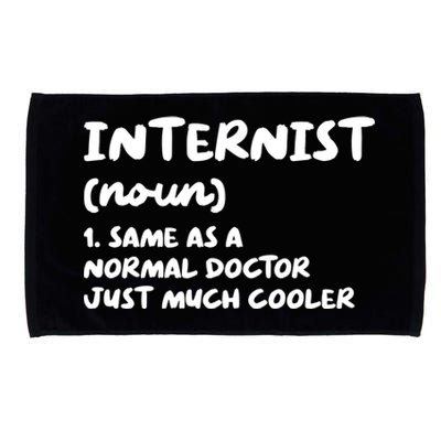 Internist Definition Doctor Internal Medicine Gift Microfiber Hand Towel