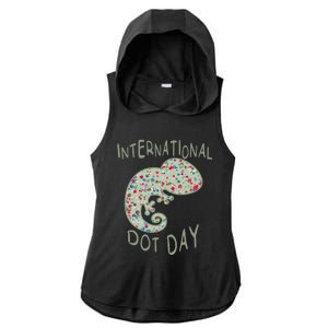 International Dot Day Funny Creative Colorful Dot Tween Cool Gift Ladies PosiCharge Tri-Blend Wicking Draft Hoodie Tank