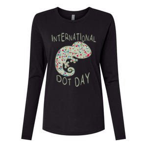 International Dot Day Funny Creative Colorful Dot Tween Cool Gift Womens Cotton Relaxed Long Sleeve T-Shirt