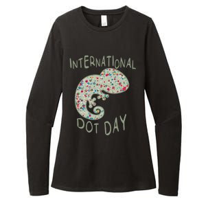 International Dot Day Funny Creative Colorful Dot Tween Cool Gift Womens CVC Long Sleeve Shirt