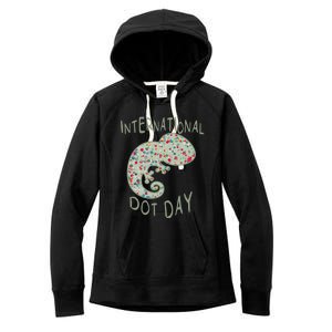 International Dot Day Funny Creative Colorful Dot Tween Cool Gift Women's Fleece Hoodie