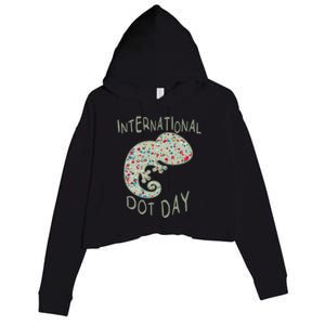 International Dot Day Funny Creative Colorful Dot Tween Cool Gift Crop Fleece Hoodie