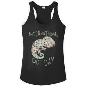 International Dot Day Funny Creative Colorful Dot Tween Cool Gift Ladies PosiCharge Competitor Racerback Tank