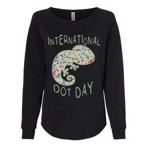 International Dot Day Funny Creative Colorful Dot Tween Cool Gift Womens California Wash Sweatshirt