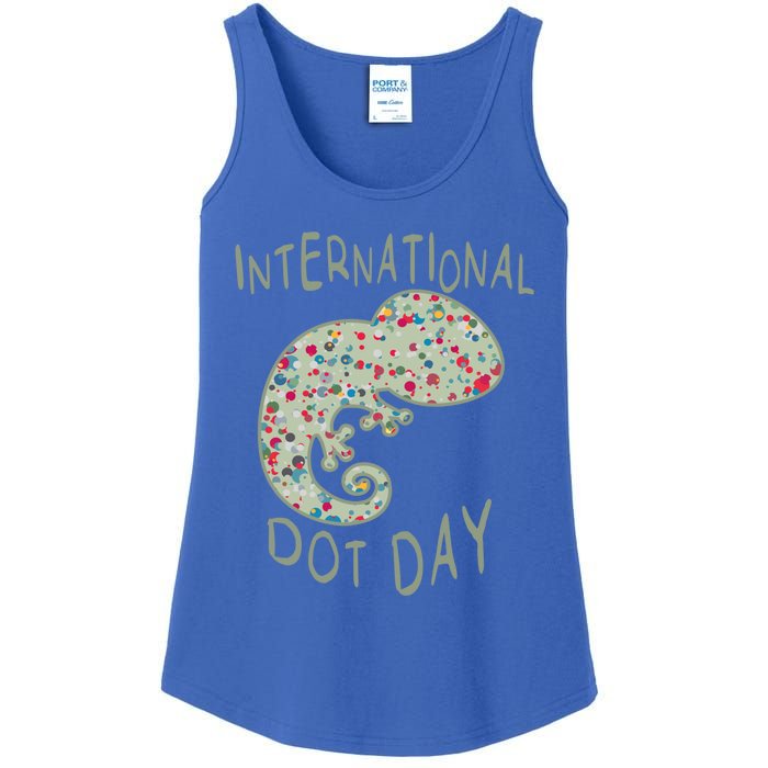 International Dot Day Funny Creative Colorful Dot Tween Cool Gift Ladies Essential Tank