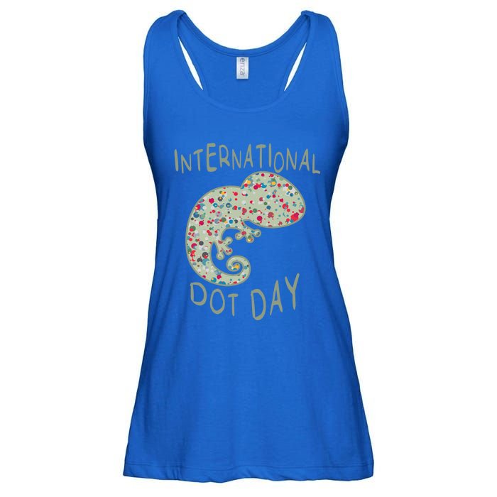 International Dot Day Funny Creative Colorful Dot Tween Cool Gift Ladies Essential Flowy Tank