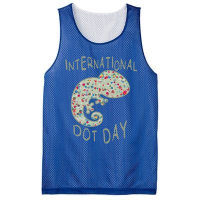 International Dot Day Funny Creative Colorful Dot Tween Cool Gift Mesh Reversible Basketball Jersey Tank