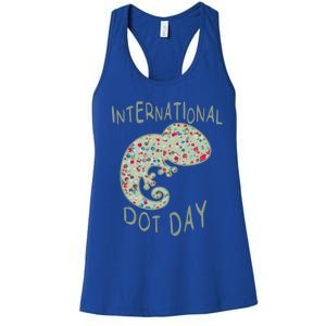 International Dot Day Funny Creative Colorful Dot Tween Cool Gift Women's Racerback Tank